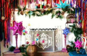 These Bohemian Inspired Christmas Fireplace Decoration Ideas Make the Season Merrier!