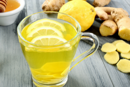 Detoxify and Lose Weight with Ginger and Lemon Tea