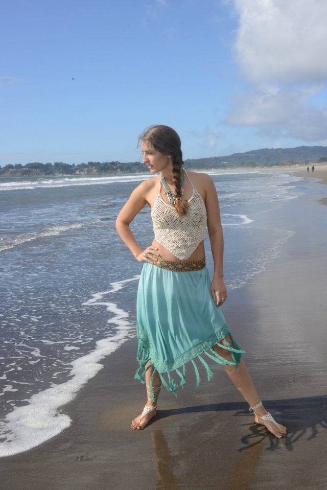 Hippie Skirt And Poncho - A Gorgeous Two In One Piece | Go Hippie Chic