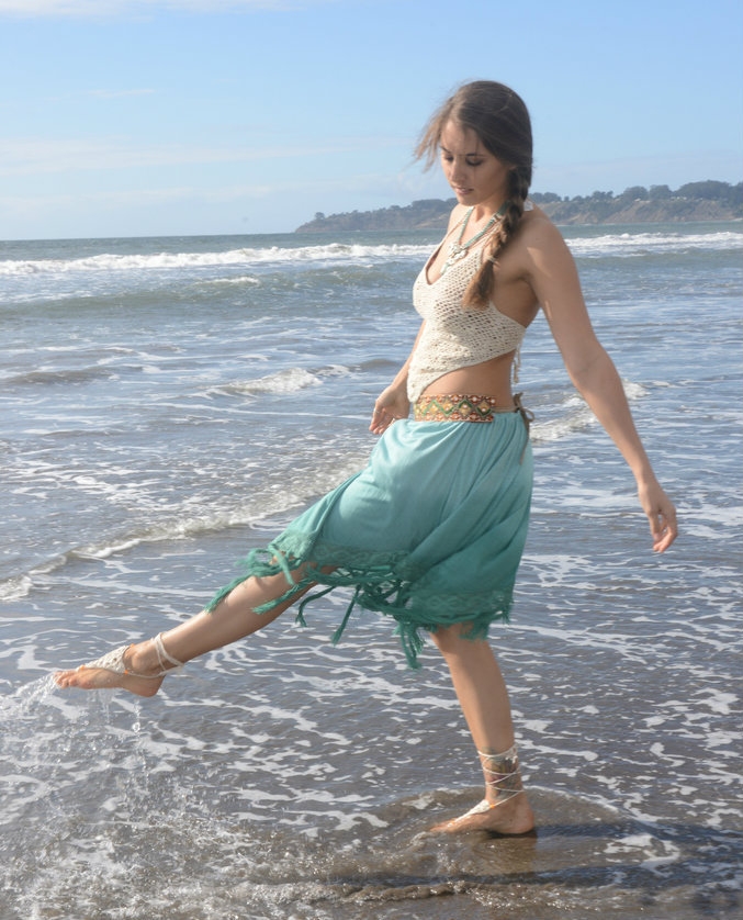 Hippie Skirt And Poncho - A Gorgeous Two In One Piece | Go Hippie Chic