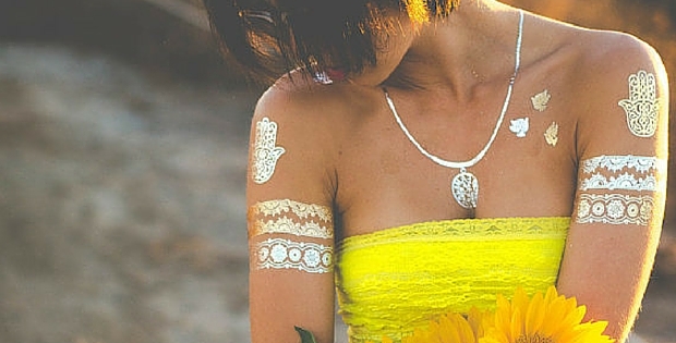 Metallic Tattoos That Will Make You Shimmer And Shine