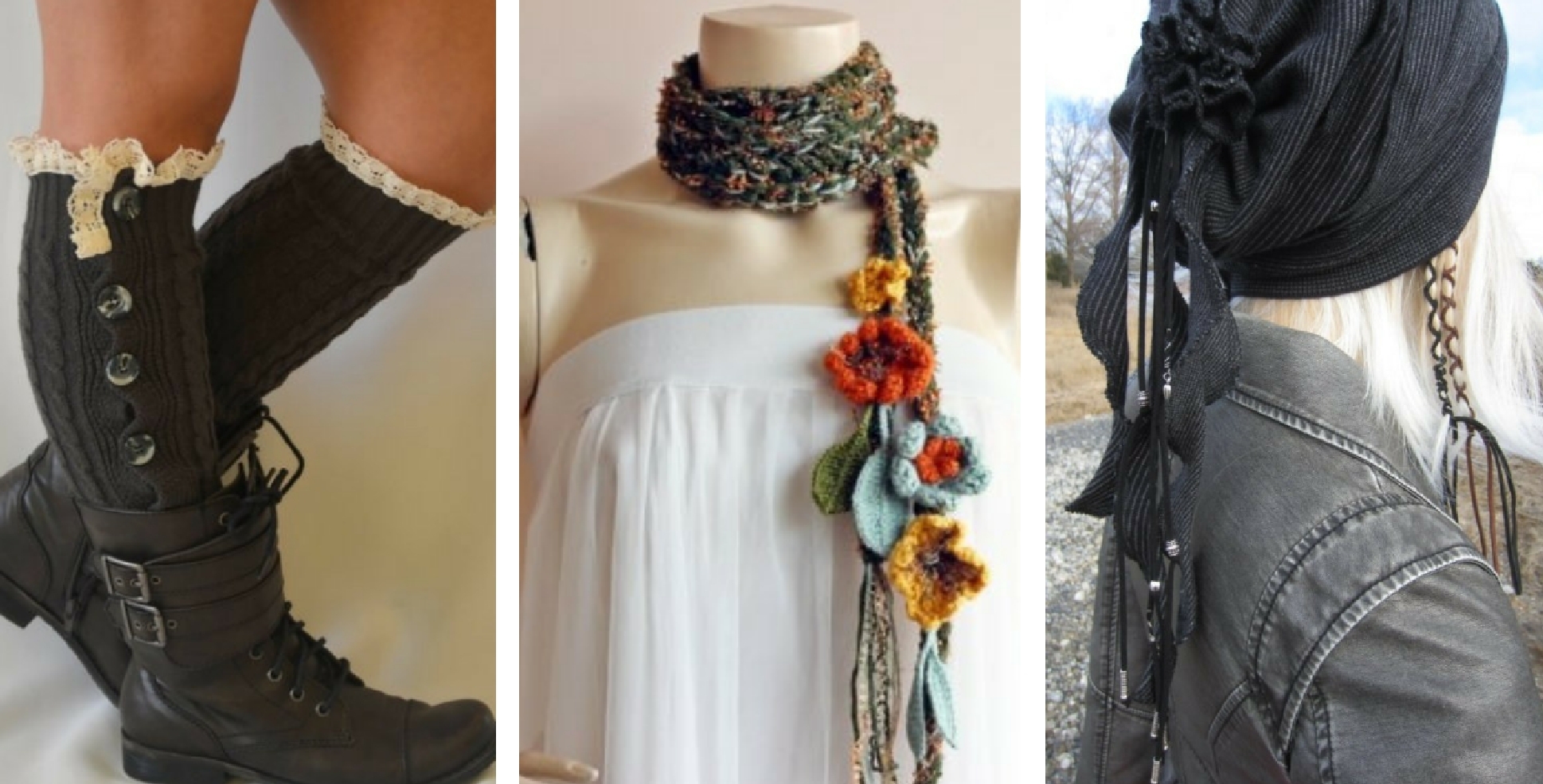 winter bohemian accessories - cozy and comfy