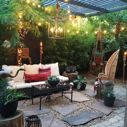 11 Bohemian Outdoor Spaces To Inspire | Go Hippie Chic