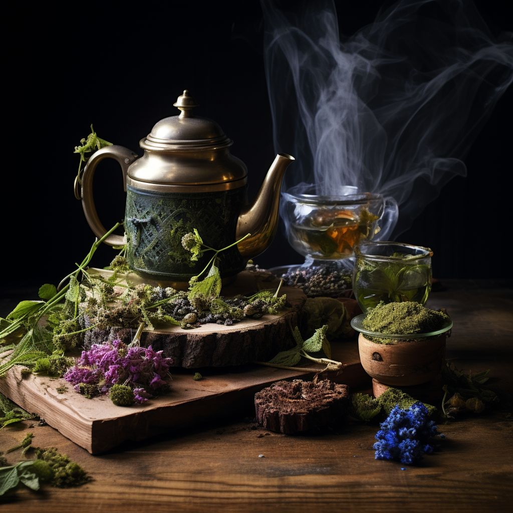 Herbal tea and herbs